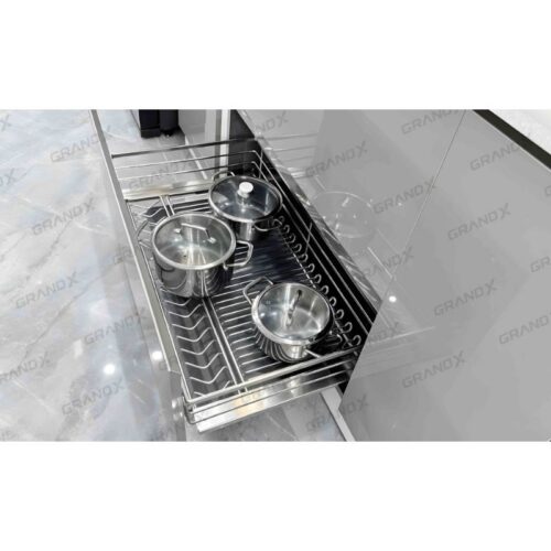 Giá xoong nồi nan Oval/SUS304 GrandX XP.60M 3 Ảnh giá xoong nồi nan Oval/SUS304 GrandX XP.60M