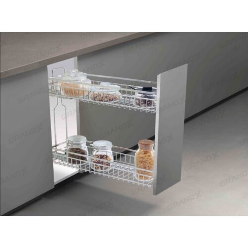 Kệ đựng gia vị nan dẹt GrandX XS.15S 3 Ảnh kệ đựng gia vị nan dẹt GrandX XS.15S