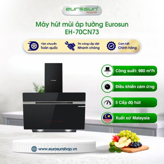 Máy hút mùi áp tường Eurosun EH-70CN73
