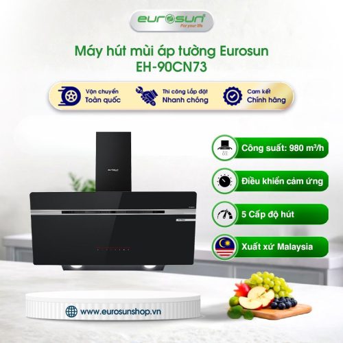 Máy hút mùi áp tường Eurosun EH-90CN73