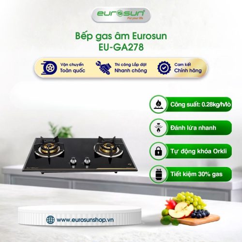 Bếp gas âm Eurosun EU-GA278