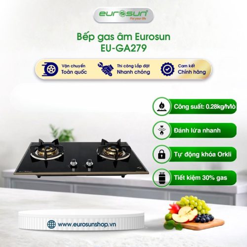 Bếp gas âm Eurosun EU-GA279
