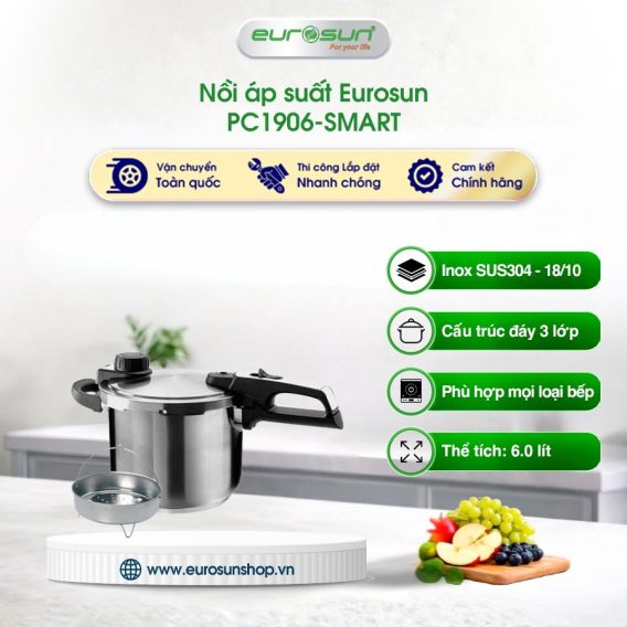 Nồi áp suất Eurosoun PC1906-SMART