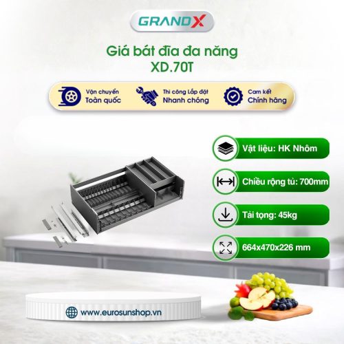 Giá bát đĩa Titanium GrandX XD.70T