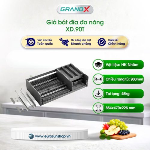 Giá bát đĩa Titanium GrandX XD.90T