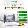 Giá bát đĩa nâng hạ nan Oval SUS304 Grandx XL.60M 1 XL60M