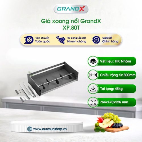 Giá xoong nồi Titanium GrandX XP.80T