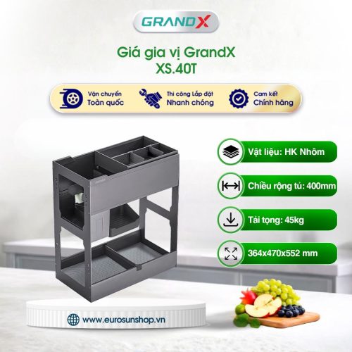 Giá gia vị Titanium GrandX XS.40T
