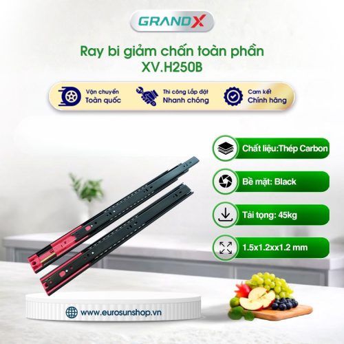 Ray bi giảm chấn toàn phần cao cấp Vega High GrandX XV.H250B