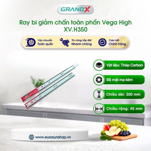 Ray bi giảm chấn toàn phần cao cấp Vega High GrandX XV.H350